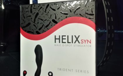 Aneros Helix Syn used for prostate massage pictured in a North East BDSM dungeon